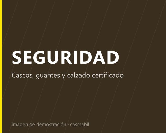 Seguridad laboral: cascos, guantes y calzado certificado