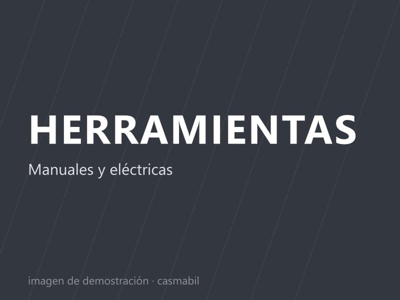 Herramientas manuales y eléctricas para el taller